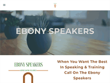 Tablet Screenshot of ebonyspeakers.com